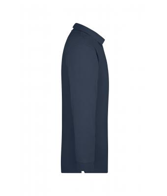 Unisex Polo Piqué Heavy Long-Sleeved Navy 7200