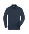 Unisex Polo Piqué Heavy Long-Sleeved Navy 7200
