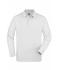 Unisex Polo Piqué Long-Sleeved White 7200