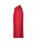 Unisex Polo Piqué Long-Sleeved Red 7200