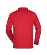 Unisex Polo Piqué Long-Sleeved Red 7200