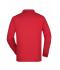 Unisex Polo Piqué Long-Sleeved Red 7200