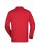 Unisex Polo-Piqué Long-Sleeved Red 7200
