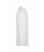 Unisexe Polo piqué manches longues homme Blanc 7200