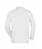 Unisexe Polo piqué manches longues homme Blanc 7200