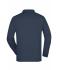 Unisexe Polo piqué manches longues homme Marine 7200