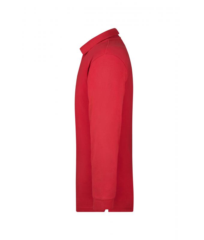 Unisexe Polo piqué manches longues homme Rouge 7200