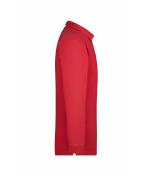 Unisexe Polo piqué manches longues homme Rouge 7200