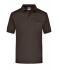 Men Polo Piqué Pocket Brown 7204