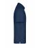 Heren Polo Piqué Pocket Navy 7204