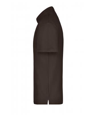 Heren Polo Piqué Pocket Bruin 7204