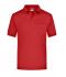 Heren Polo Piqué Pocket Rood 7204