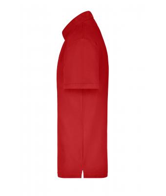 Heren Polo Piqué Pocket Rood 7204
