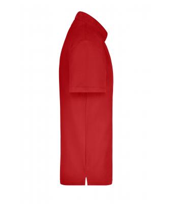 Heren Polo Piqué Pocket Rood 7204