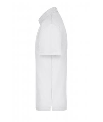 Heren Polo Piqué Pocket Wit 7204