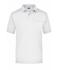 Heren Polo Piqué Pocket Wit 7204