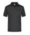 Heren Polo Piqué Pocket Zwart 7204
