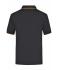 Men Polo Tipping Black/orange 7207