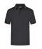 Men Polo Tipping Black/orange 7207