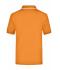 Herren Polo Tipping Orange/white 7207