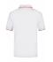 Herren Polo Tipping White/red 7207