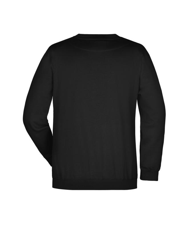 Unisex Round Sweat Heavy Black 7209