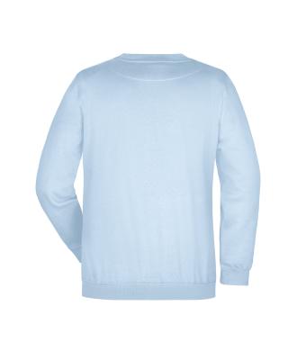 Unisex Round-Sweat Heavy Light-blue 7209