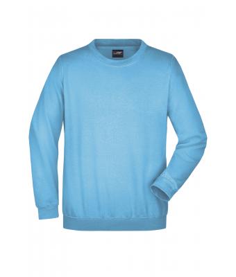 Unisex Round-Sweat Heavy Sky-blue 7209