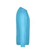 Unisex Round-Sweat Heavy Turquoise 7209