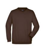 Unisex Round Sweat Heavy Brown 7209