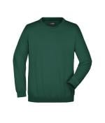 Unisex Round Sweat Heavy Dark-green 7209