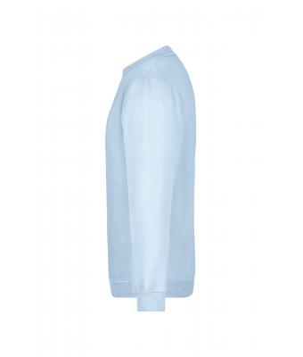 Unisex Round Sweat Heavy Light-blue 7209