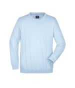 Unisex Round Sweat Heavy Light-blue 7209