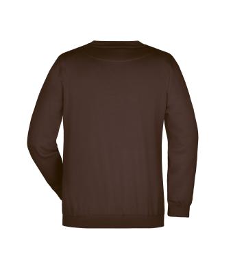 Unisex Round-Sweat Heavy Brown 7209