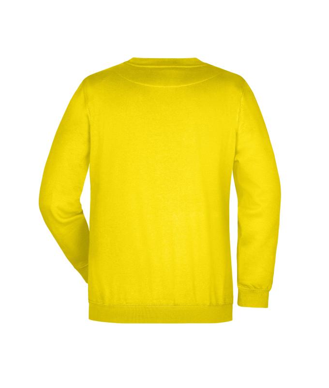 Unisex Round-Sweat Heavy Sun-yellow 7209