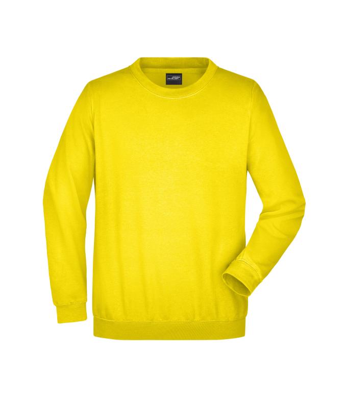 Unisex Round-Sweat Heavy Sun-yellow 7209