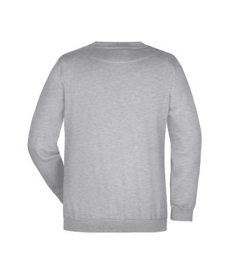 Unisex Round-Sweat Heavy Grey-heather 7209