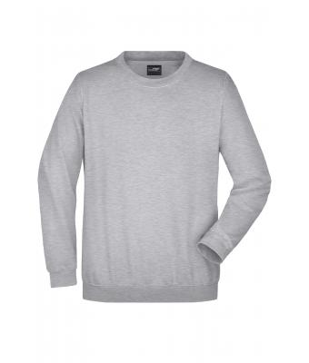 Unisex Round-Sweat Heavy Grey-heather 7209