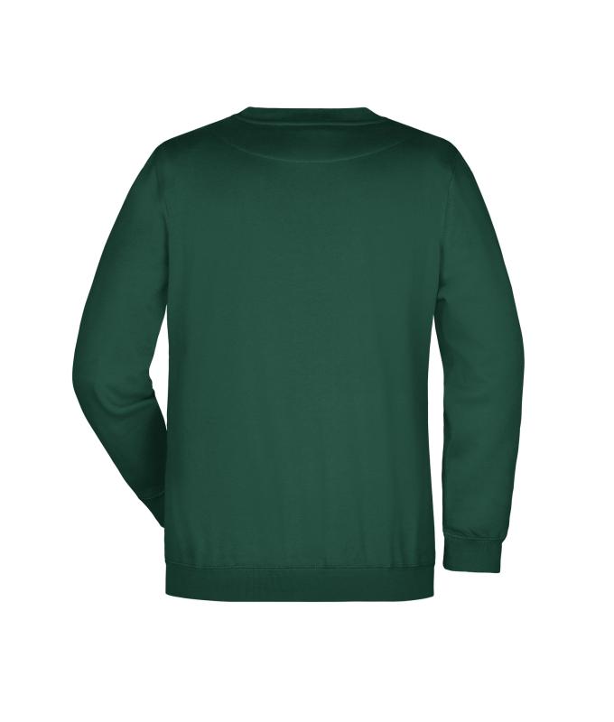 Unisex Round Sweat Heavy Dark-green 7209