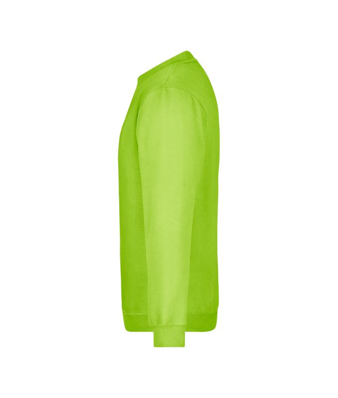 Unisex Round Sweat Heavy Lime-green 7209