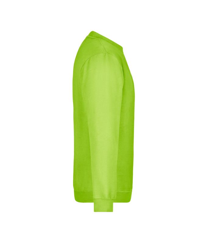 Unisex Round Sweat Heavy Lime-green 7209