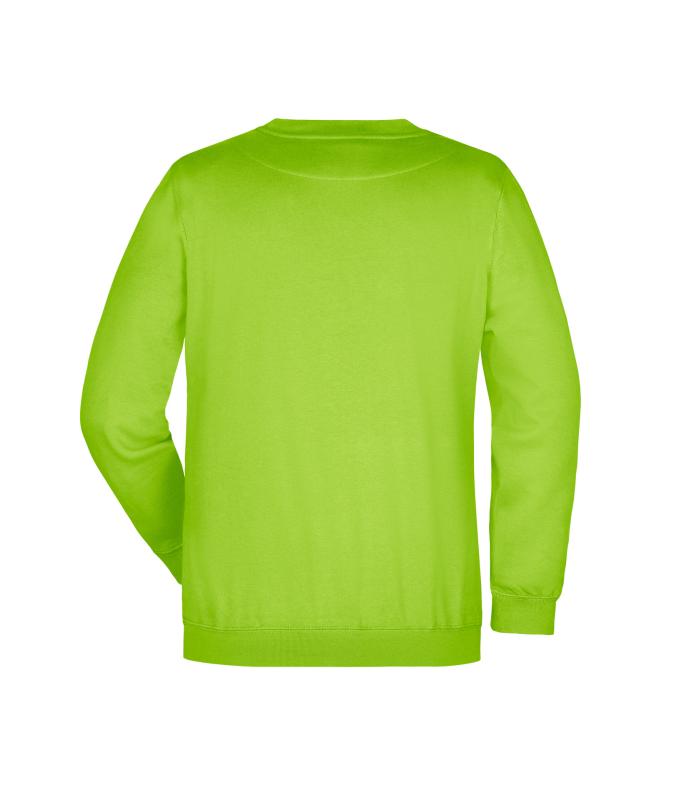 Unisex Round Sweat Heavy Lime-green 7209