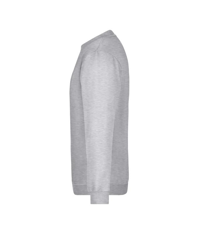 Unisex Round Sweat Heavy Grey-heather 7209
