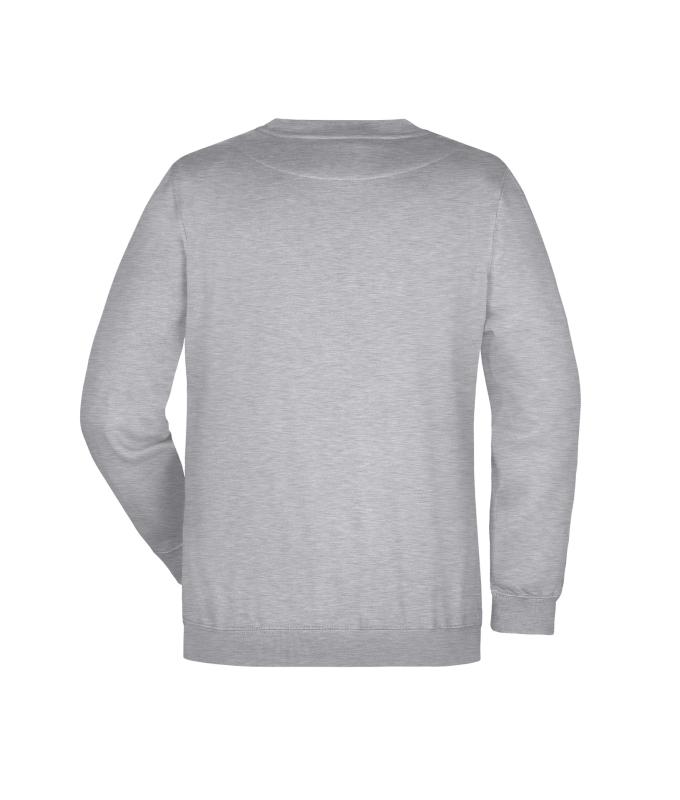 Unisex Round Sweat Heavy Grey-heather 7209