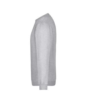Unisex Round Sweat Heavy Heather-grijs 7209