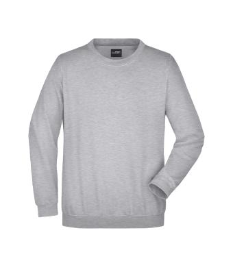 Unisex Round Sweat Heavy Heather-grijs 7209