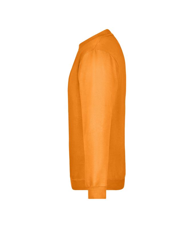 Unisex Round Sweat Heavy Orange 7209