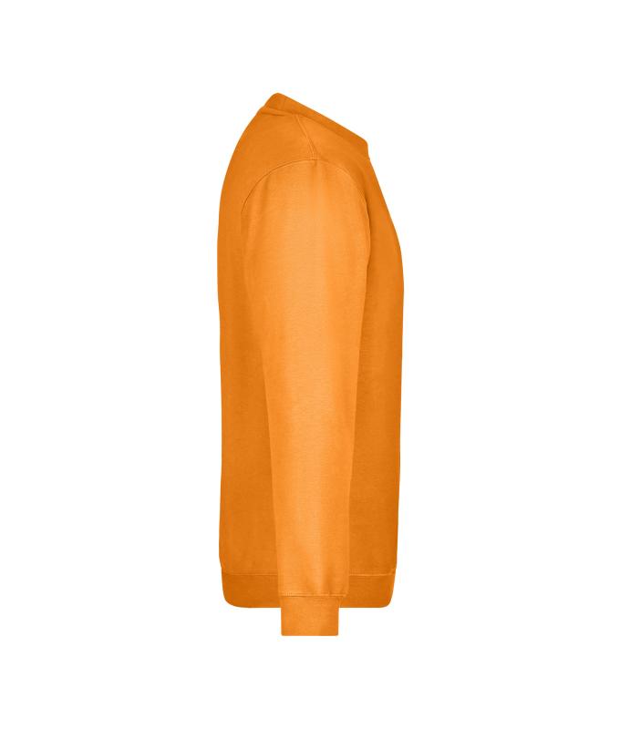 Unisex Round Sweat Heavy Orange 7209