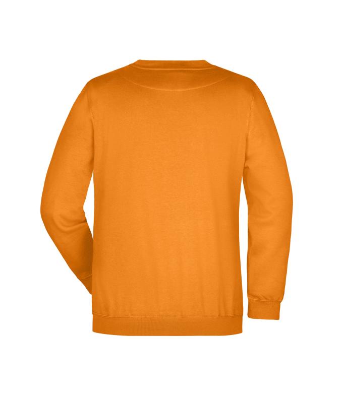 Unisex Round Sweat Heavy Orange 7209