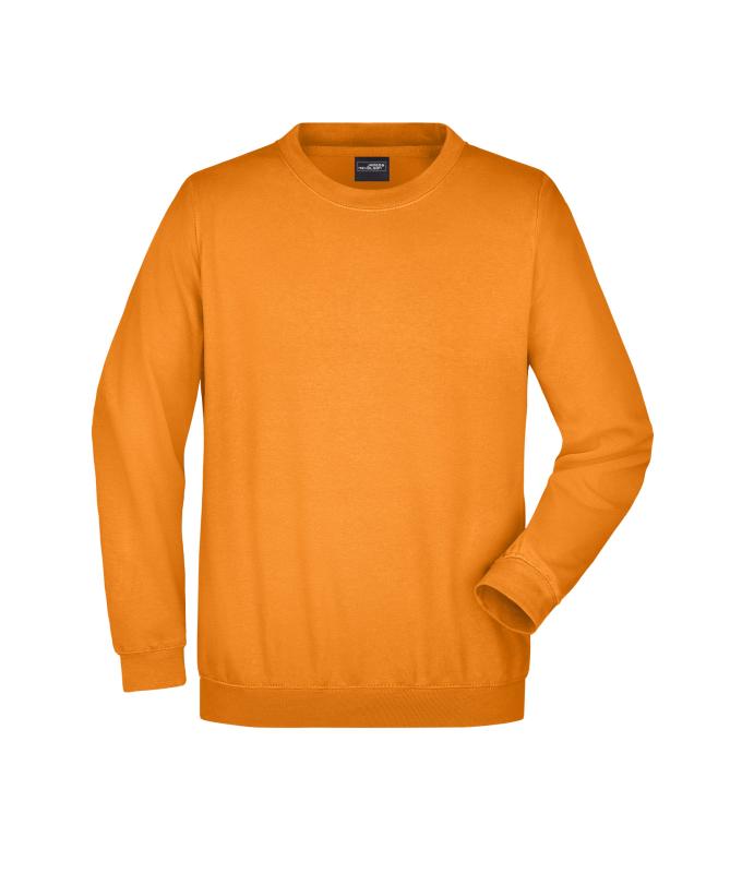 Unisex Round Sweat Heavy Orange 7209